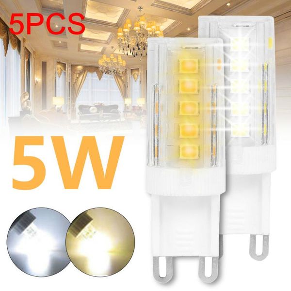 bulbs 5pcs led bulb 5w g9 light ac220v lamp smd2835 spotlight chandelier lighting 360 degrees replace halogen 3000/6000k
bulbs 5pcs led bulb 5w g9 light ac220v lamp smd2835 spotlight chandelier lighting 360 degrees replace halogen 3000/6000k