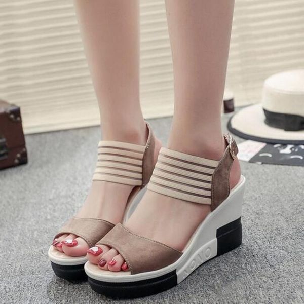 dress shoes sandals women's ladies summer high heel open toe suede sandal footwear, Black
dress shoes sandals women's ladies summer high heel open toe suede sandal footwear, Black