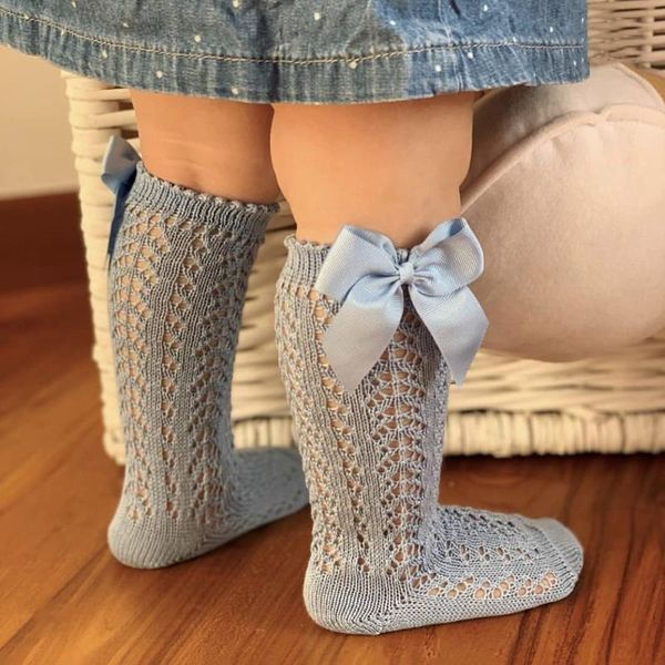 socks girls knee high bows breathable soft children cotton hollow out born infant baby long 0-3 years, Pink;yellow
socks girls knee high bows breathable soft children cotton hollow out born infant baby long 0-3 years, Pink;yellow