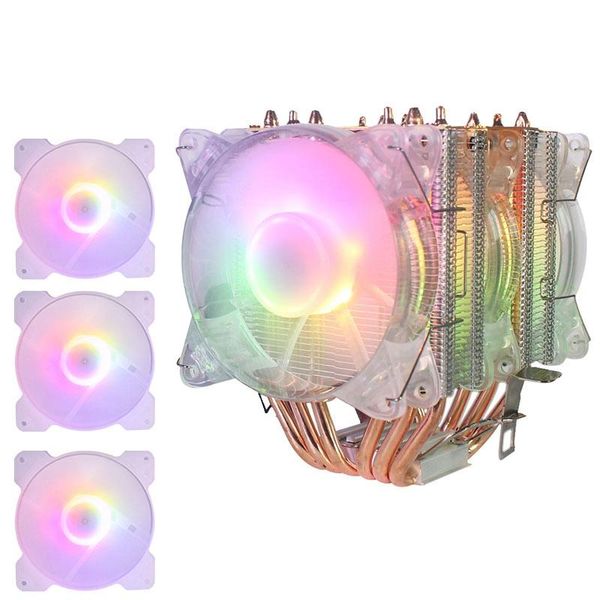 fans & coolings 6 copper tube cpu radiator chassis fan synchronous lighting 1150amd1366 2011 crystal light three +
fans & coolings 6 copper tube cpu radiator chassis fan synchronous lighting 1150amd1366 2011 crystal light three +