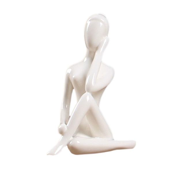 decorative objects & figurines abstract art ceramic yoga poses figurine porcelain lady figure statue home studio decor ornament #4
decorative objects & figurines abstract art ceramic yoga poses figurine porcelain lady figure statue home studio decor ornament #4