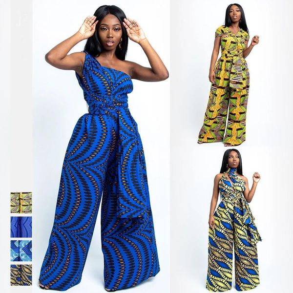 african style autumn clothing product womens romper digital printing multi wear wide leg jumpsuit with straps, Black;white
african style autumn clothing product womens romper digital printing multi wear wide leg jumpsuit with straps, Black;white