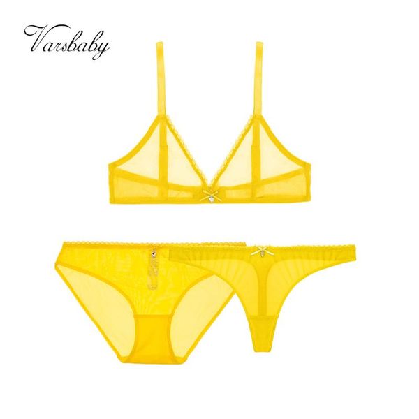 bras sets varsbaby light yellow soft mesh lingerie 3 pcs deep v bra+panties+thongs lace wire transparent underwear, Red;black
bras sets varsbaby light yellow soft mesh lingerie 3 pcs deep v bra+panties+thongs lace wire transparent underwear, Red;black