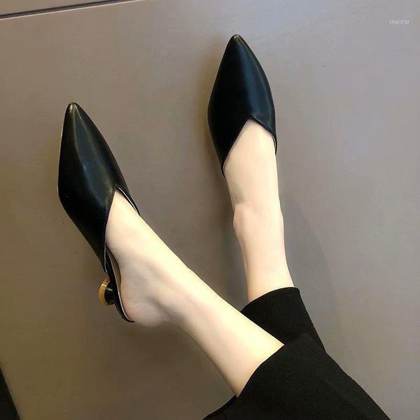 slippers women outside spring one pedal pure color pu comfortable skin-friendly non-slip elegant dating shopping shoes u24-941, Black
slippers women outside spring one pedal pure color pu comfortable skin-friendly non-slip elegant dating shopping shoes u24-941, Black
