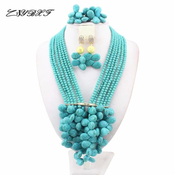 earrings & necklace african jewelry set nigerian beads wedding bridal statement hd5513, Silver
earrings & necklace african jewelry set nigerian beads wedding bridal statement hd5513, Silver