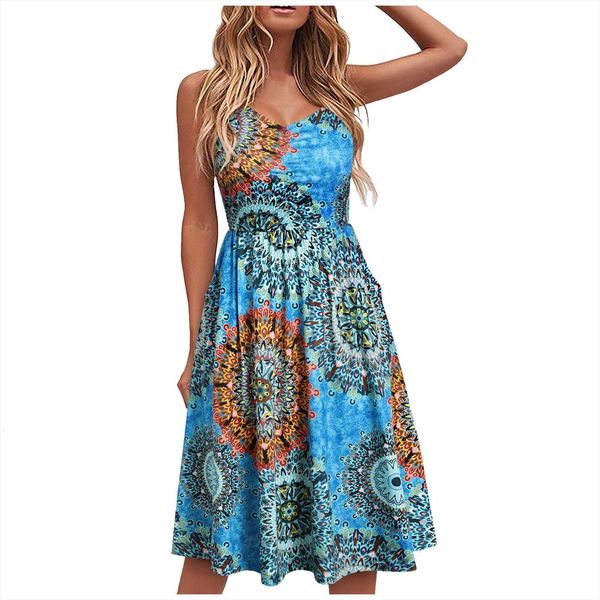 fashion floral print summer womens dress spaghetti strap v neck casual shirred sling midi loose boho sundress vestidos, Black;gray
fashion floral print summer womens dress spaghetti strap v neck casual shirred sling midi loose boho sundress vestidos, Black;gray