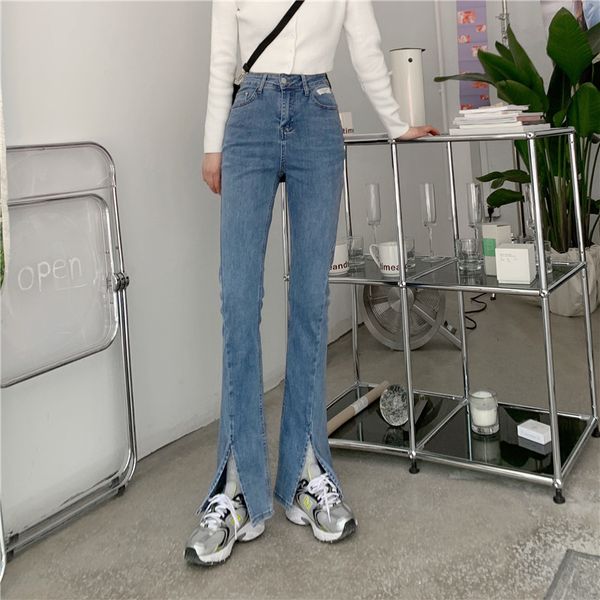 women bell bottom jeans vintage spring open micro-lama jeans women's straight loose-fitting fashion pants 801f 210420, Blue
women bell bottom jeans vintage spring open micro-lama jeans women's straight loose-fitting fashion pants 801f 210420, Blue