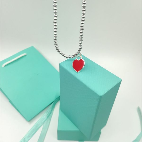 2021 trendy luxury brand original heart necklace and pendants round beads wedding couplefor women sets, Silver
2021 trendy luxury brand original heart necklace and pendants round beads wedding couplefor women sets, Silver