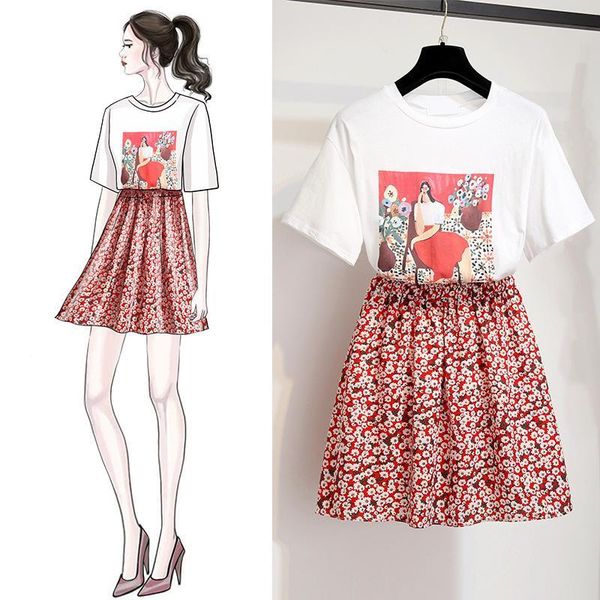 two piece dress school set of women's clothes korean style, 2-piece, summer, chiffon, floral skirt, high-waisted clothes, mini skirt su, White
two piece dress school set of women's clothes korean style, 2-piece, summer, chiffon, floral skirt, high-waisted clothes, mini skirt su, White