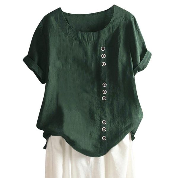 women's blouses & shirts button woman clothing summer office lady big size tunic 2021 casual short sleeve print shirt blouse blusa fem, White
women's blouses & shirts button woman clothing summer office lady big size tunic 2021 casual short sleeve print shirt blouse blusa fem, White