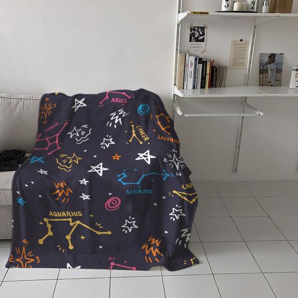 sofa throw blanket constellation graffiti color super soft flannel portable airplane travel baby warm blankets
sofa throw blanket constellation graffiti color super soft flannel portable airplane travel baby warm blankets