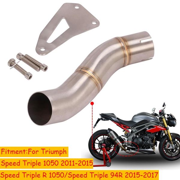 motorcycle exhaust system slip on for speed triple 1050 r 94r 2011-2021 2012 2021 51mm modified muffler middle connection single link pipe
motorcycle exhaust system slip on for speed triple 1050 r 94r 2011-2021 2012 2021 51mm modified muffler middle connection single link pipe