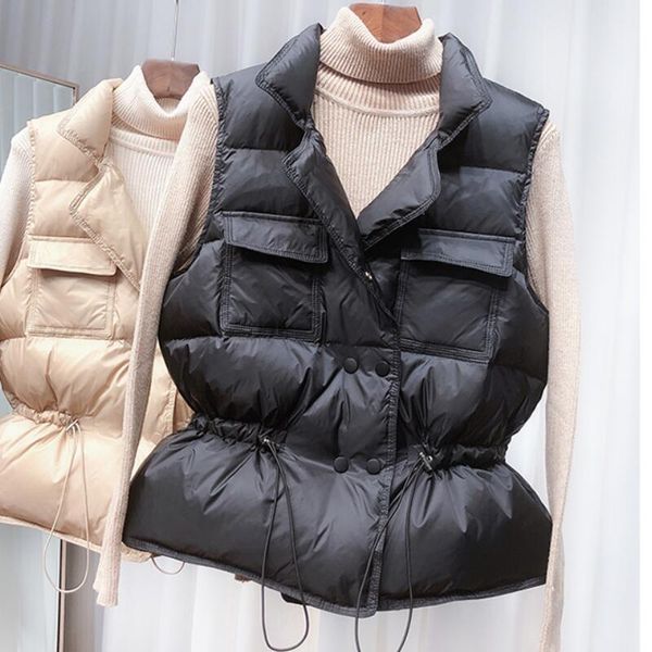 women's vests winter vest women short sleeveless jacket lightweight bodywarmer waistcoat female white gilets windbreaker slim parkas co, Black;white
women's vests winter vest women short sleeveless jacket lightweight bodywarmer waistcoat female white gilets windbreaker slim parkas co, Black;white