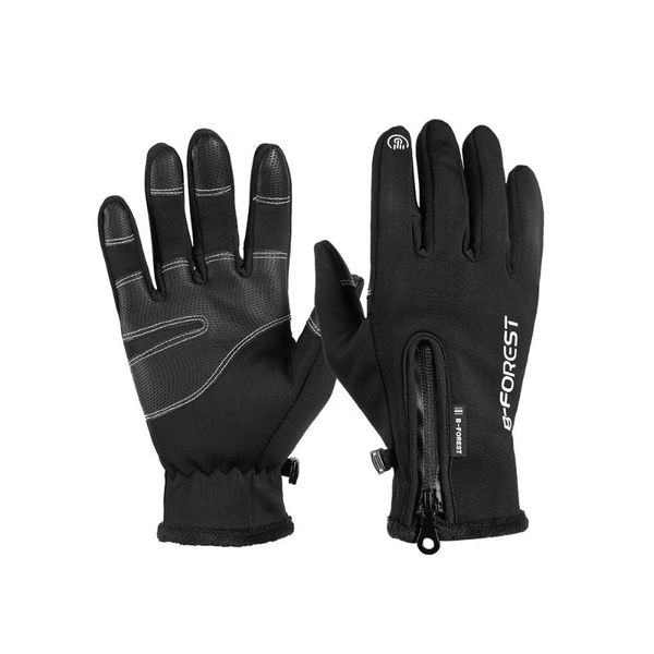 cycling gloves touch screen windproof bicycle sport for men women winter waterproof mitten sports, Black 
cycling gloves touch screen windproof bicycle sport for men women winter waterproof mitten sports, Black