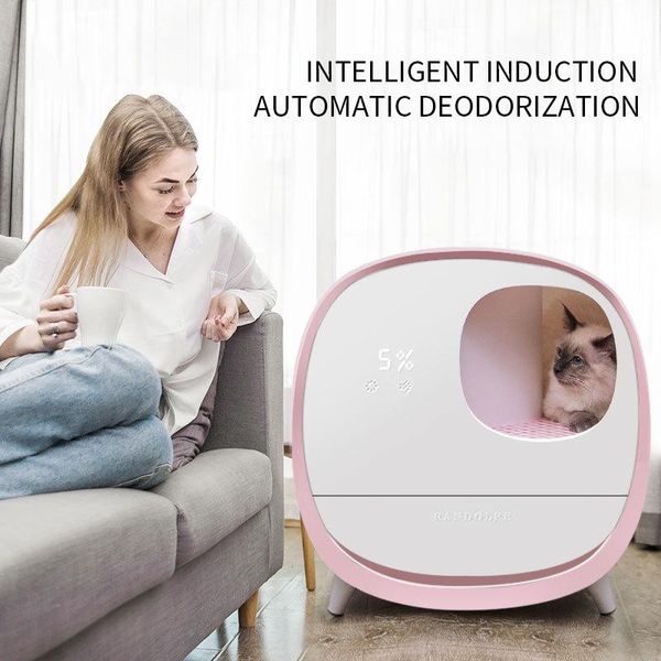 cat beds & furniture litter box fully enclosed drawer toilet large intelligent deodorant anti-splash pedal channel pet supplies
cat beds & furniture litter box fully enclosed drawer toilet large intelligent deodorant anti-splash pedal channel pet supplies