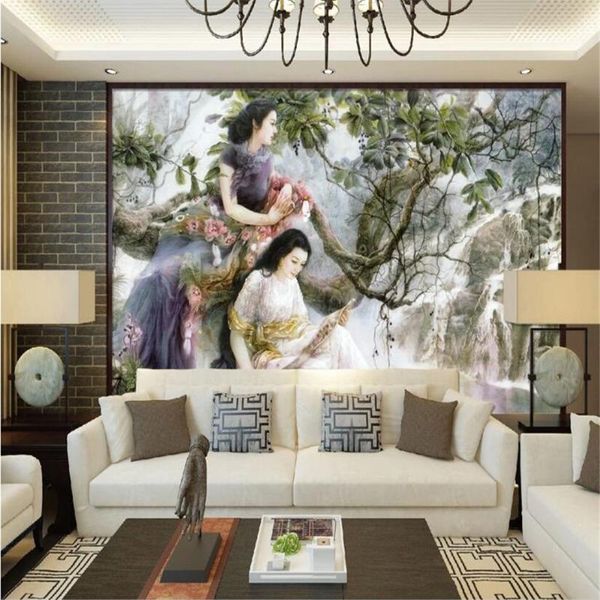 wallpapers milofi custom 3d hand-painted beauty chinese tv sofa background wall decoration painting large wallpaper mural
wallpapers milofi custom 3d hand-painted beauty chinese tv sofa background wall decoration painting large wallpaper mural