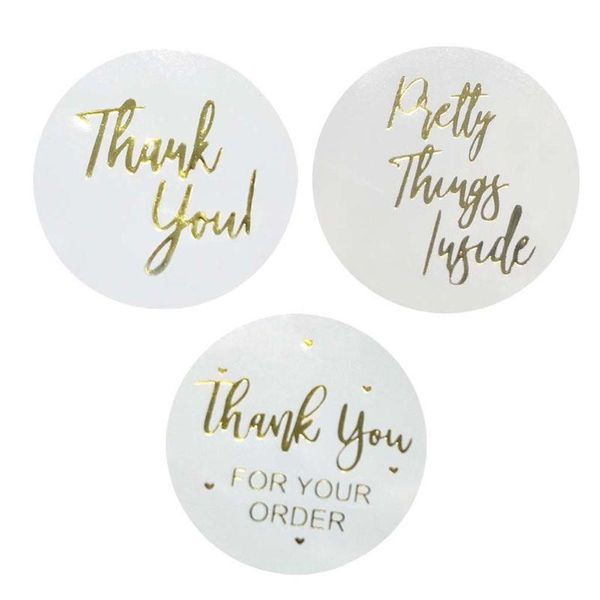 500pcs thank you for your order stickers gold foil seal label small shop wedding stationery sticker gift wrap
500pcs thank you for your order stickers gold foil seal label small shop wedding stationery sticker gift wrap