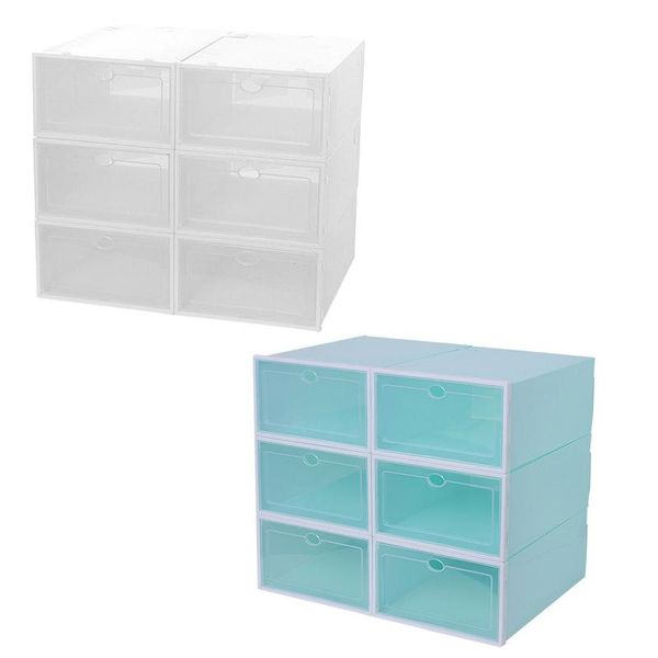 clothing & wardrobe storage 6pcs/set foldable shoe box transparent plastic rack bins drawers combination flip cover room organizer hanger
clothing & wardrobe storage 6pcs/set foldable shoe box transparent plastic rack bins drawers combination flip cover room organizer hanger