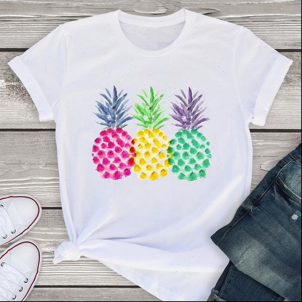 women t shirt graphic short sleeve pineapple watercolor plaid beach summer lady womens clothing tees female, White
women t shirt graphic short sleeve pineapple watercolor plaid beach summer lady womens clothing tees female, White