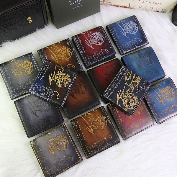 handmade leather makore scritto men wallet men's purse short wallets gold powder silver custom, Red;black
handmade leather makore scritto men wallet men's purse short wallets gold powder silver custom, Red;black