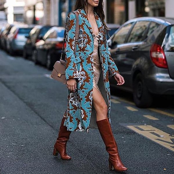 women's trench coats autumn and winter fashion british style lapel print temperament long-sleeved coat casual windbreaker slim casaco, Tan;black
women's trench coats autumn and winter fashion british style lapel print temperament long-sleeved coat casual windbreaker slim casaco, Tan;black