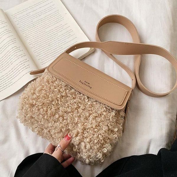 evening bags winter faux lamb wool square shoulder for women soft fur luxury designer handbag female flap messenger purse sac
evening bags winter faux lamb wool square shoulder for women soft fur luxury designer handbag female flap messenger purse sac