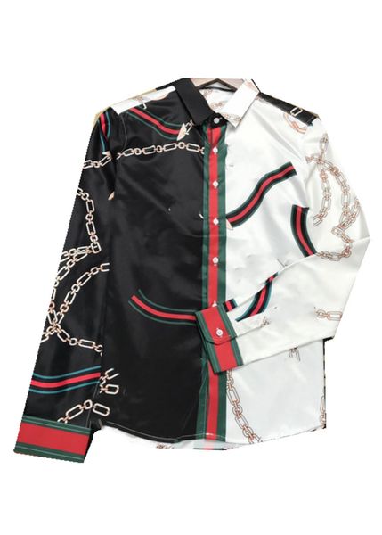 luxurys designers dress shirt menswear fashion society black men solid color business casual mens long sleeve -3xl#5099, White;black
luxurys designers dress shirt menswear fashion society black men solid color business casual mens long sleeve -3xl#5099, White;black