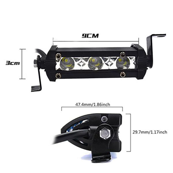 emergency lights bar kit work light dc12v fog spot lamp motorcycle +brackets 4 inch 6500k 9w
emergency lights bar kit work light dc12v fog spot lamp motorcycle +brackets 4 inch 6500k 9w