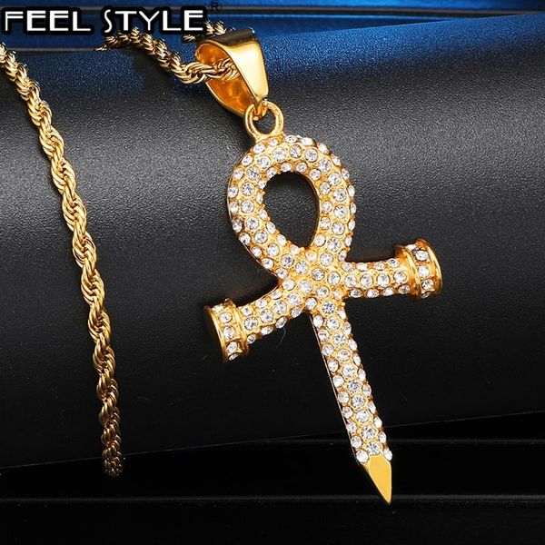 pendant necklaces iced out bling cross rhinestone ankh pendants & for men hip hop jewelry key of life with chain drop, Silver
pendant necklaces iced out bling cross rhinestone ankh pendants & for men hip hop jewelry key of life with chain drop, Silver