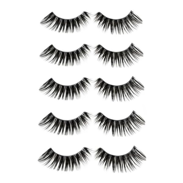 pairs cross imitation eyelashes siberian dense long hand-made reusable natural look for makeup(t33) false
pairs cross imitation eyelashes siberian dense long hand-made reusable natural look for makeup(t33) false