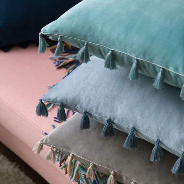 cushion/decorative pillow soft velvet tassels cushion cover pink grey green soild color livingroom bedroom sofa home decoration pillowcase
cushion/decorative pillow soft velvet tassels cushion cover pink grey green soild color livingroom bedroom sofa home decoration pillowcase