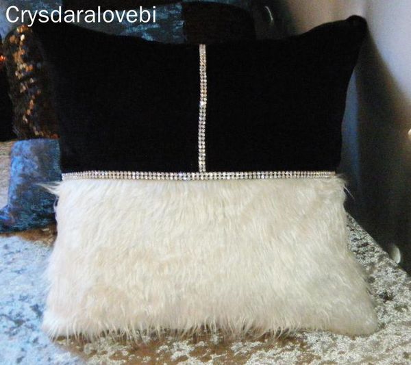 Cushion/Decorative Pillow Arrived Luxury Diamond Belt Patchwork Plush & Velvet Cushion Cover No Filling Sofa Room Home Ornament Dec Wholesal
Cushion/Decorative Pillow Arrived Luxury Diamond Belt Patchwork Plush & Velvet Cushion Cover No Filling Sofa Room Home Ornament Dec Wholesal