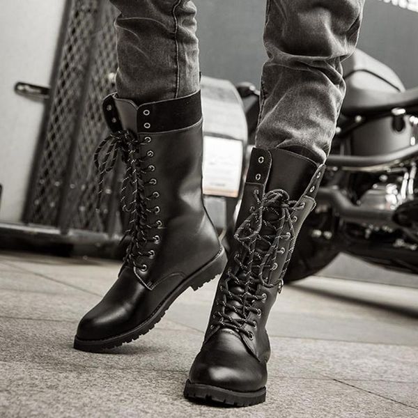 boots high locomotive men round head calf roman tactical askeri bot army bots shoes erkek ayakkabi, Black
boots high locomotive men round head calf roman tactical askeri bot army bots shoes erkek ayakkabi, Black