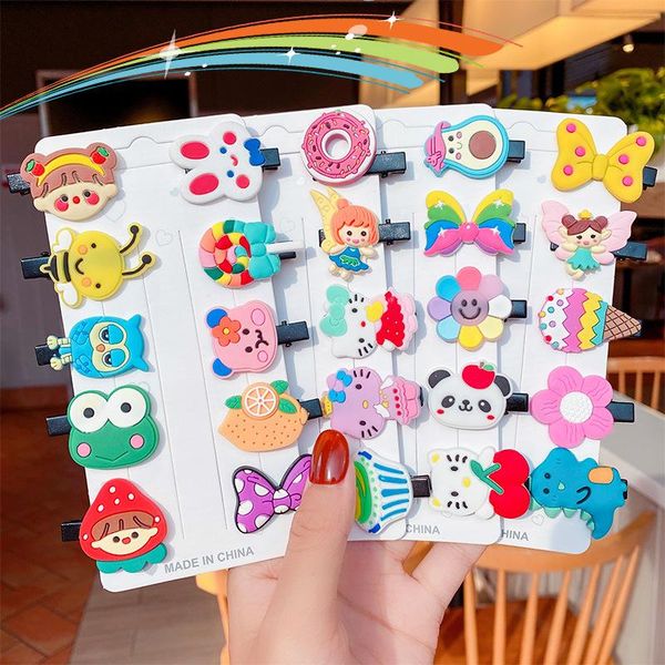 hair accessories 10pc/set fashion lovely cartoon girls clip cute rubber child bb hairpins ornament suit, Slivery;white
hair accessories 10pc/set fashion lovely cartoon girls clip cute rubber child bb hairpins ornament suit, Slivery;white