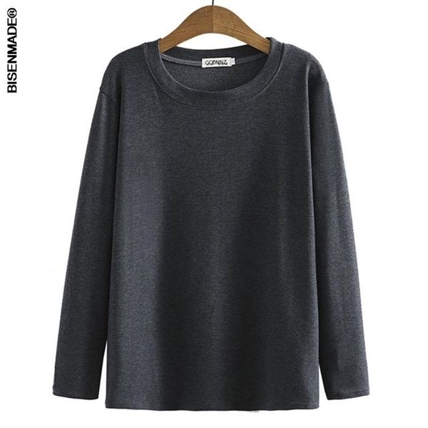 women's clothing t-shirts plus size autumn loose show thin solid color cashmere o neck base f52-6322 211106, Black
women's clothing t-shirts plus size autumn loose show thin solid color cashmere o neck base f52-6322 211106, Black