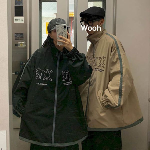 hong kong men's and women's casual jacket, japanese korean fashion, loose, fit, kawaii street clothing, autumn, 2021, Black
hong kong men's and women's casual jacket, japanese korean fashion, loose, fit, kawaii street clothing, autumn, 2021, Black
