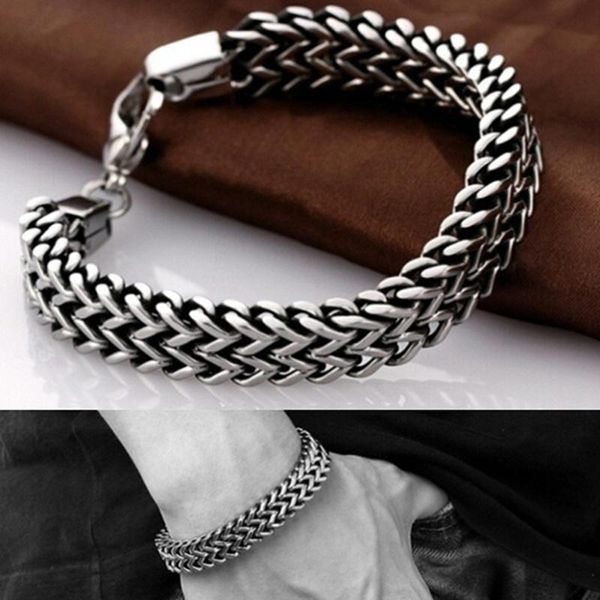 link chain stainless steel bracelets men 10mm flat curb bracelet hip hop rock sports customize jewelrylink, Black
link chain stainless steel bracelets men 10mm flat curb bracelet hip hop rock sports customize jewelrylink, Black