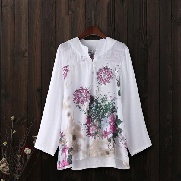 women's blouses & shirts shirt oversize loose v neck long sleeve casual printed t-shirt blouse plus size ropa mujer verano 2021 camise, White
women's blouses & shirts shirt oversize loose v neck long sleeve casual printed t-shirt blouse plus size ropa mujer verano 2021 camise, White