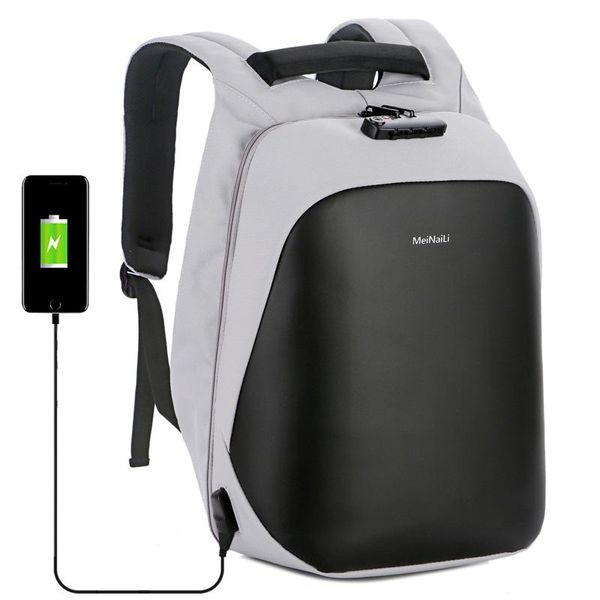 backpack anti-thief fashion men multifunctional waterproof 15.6 inch lapbag man usb charging travel
backpack anti-thief fashion men multifunctional waterproof 15.6 inch lapbag man usb charging travel
