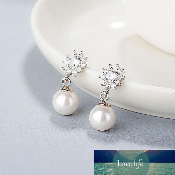 925 silver korean personality sun flower pearl fashion super flash tassel zircon earrings jewelry factory price expert design quality latest, Golden
925 silver korean personality sun flower pearl fashion super flash tassel zircon earrings jewelry factory price expert design quality latest, Golden
