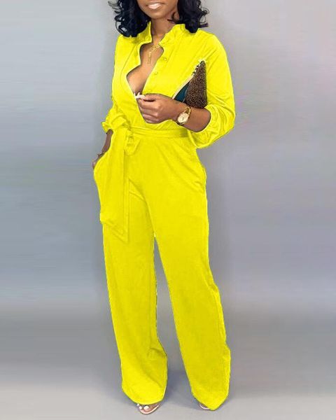 women's jumpsuits & rompers plus size 3xl solid buttoned pocket jumpsuit women autumn long sleeve belt, Black;white
women's jumpsuits & rompers plus size 3xl solid buttoned pocket jumpsuit women autumn long sleeve belt, Black;white