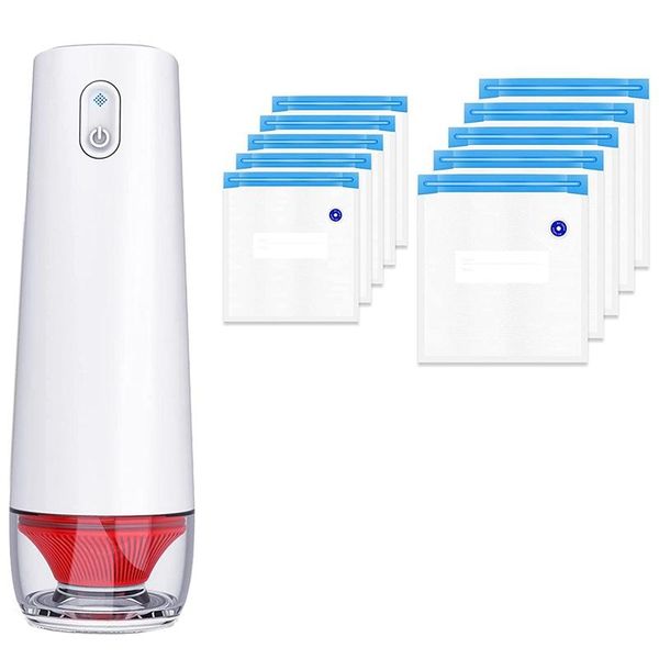 vacuum food sealing machine sealer machine, automatic with 10 pack reusable sous vide bags,handheld rechargeable
vacuum food sealing machine sealer machine, automatic with 10 pack reusable sous vide bags,handheld rechargeable