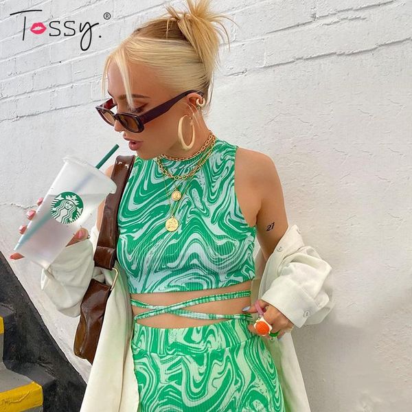 women's tracksuits tossy printed two piece set for women 2021 summer o-neck sleeveless slim camis midi waist drawstring short pants cas, Gray
women's tracksuits tossy printed two piece set for women 2021 summer o-neck sleeveless slim camis midi waist drawstring short pants cas, Gray