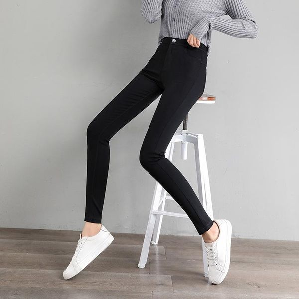 women's leggings spring autumn high waist elastic slim women pants s to 5xl plus size long trousers casual outerwear black tc9188
women's leggings spring autumn high waist elastic slim women pants s to 5xl plus size long trousers casual outerwear black tc9188