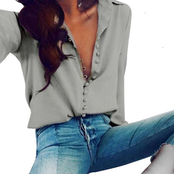 women's blouses & shirts elegant office blouse women clothes turn-down collar long sleeve shirt plus size streetwear womens and 3f25, White
women's blouses & shirts elegant office blouse women clothes turn-down collar long sleeve shirt plus size streetwear womens and 3f25, White