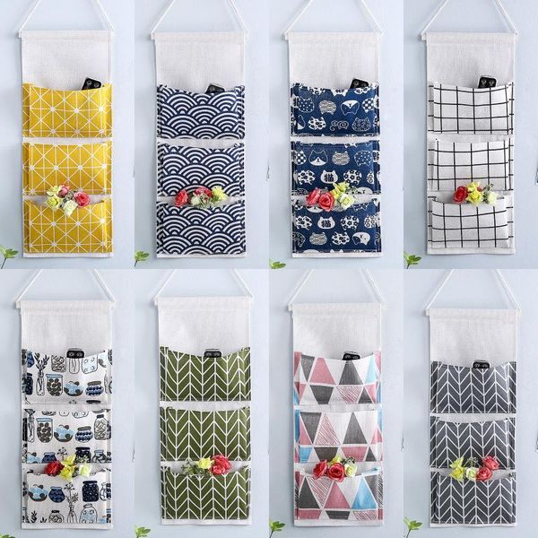 storage boxes & bins 3 pockets wall hanging bags cotton linen door cosmetics toys organizer waterproof pouch bedroom home container
storage boxes & bins 3 pockets wall hanging bags cotton linen door cosmetics toys organizer waterproof pouch bedroom home container