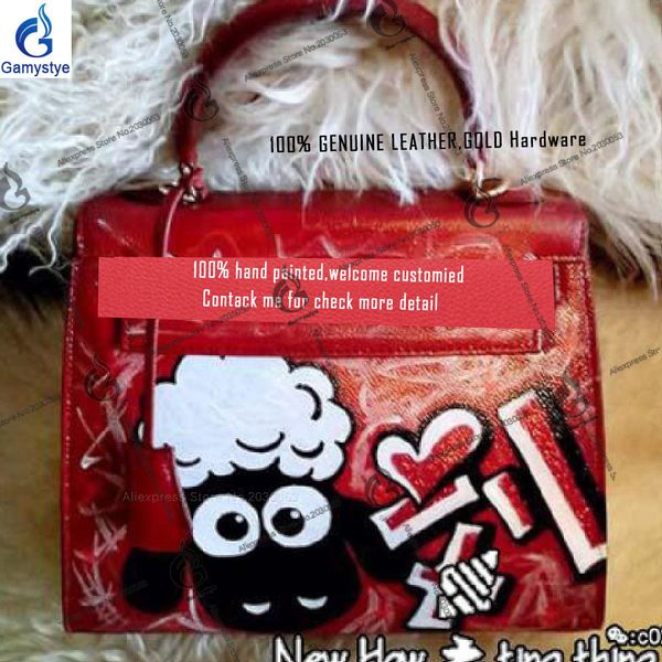 art make hand draw famous cartoons sheep totes custom name liu cowhide handbags gifts genuine leather bags
art make hand draw famous cartoons sheep totes custom name liu cowhide handbags gifts genuine leather bags