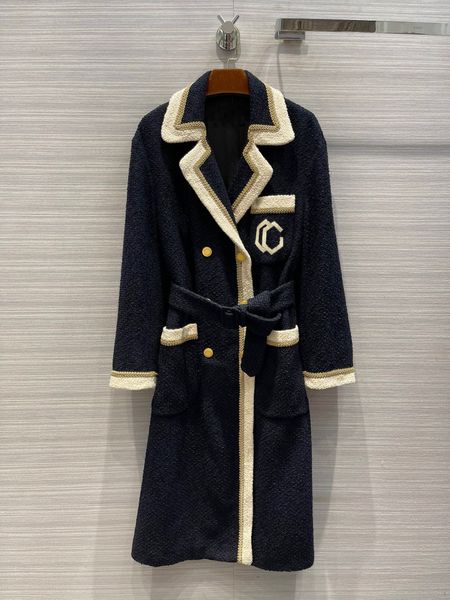 european station 2021 autumn and winter new contrast color braid hardware buckle tweed french fashionable large overcoat coat for women, Black
european station 2021 autumn and winter new contrast color braid hardware buckle tweed french fashionable large overcoat coat for women, Black