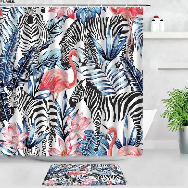 shower curtains filmilil zebra flamingo leaves bath mats set tropical plant blue banana leaf door rug bathroom carpet home decor
shower curtains filmilil zebra flamingo leaves bath mats set tropical plant blue banana leaf door rug bathroom carpet home decor