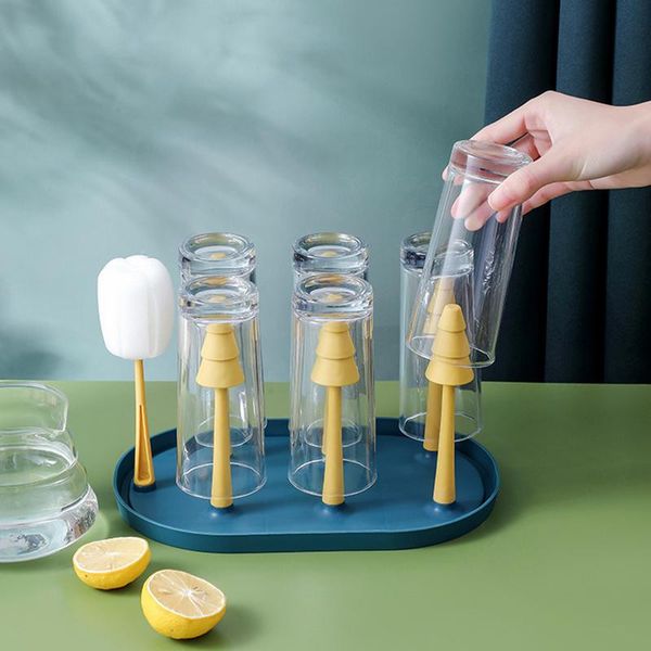 kitchen storage & organization cup drain rack holder baby bottle wine glass with brush upside down teacup use
kitchen storage & organization cup drain rack holder baby bottle wine glass with brush upside down teacup use